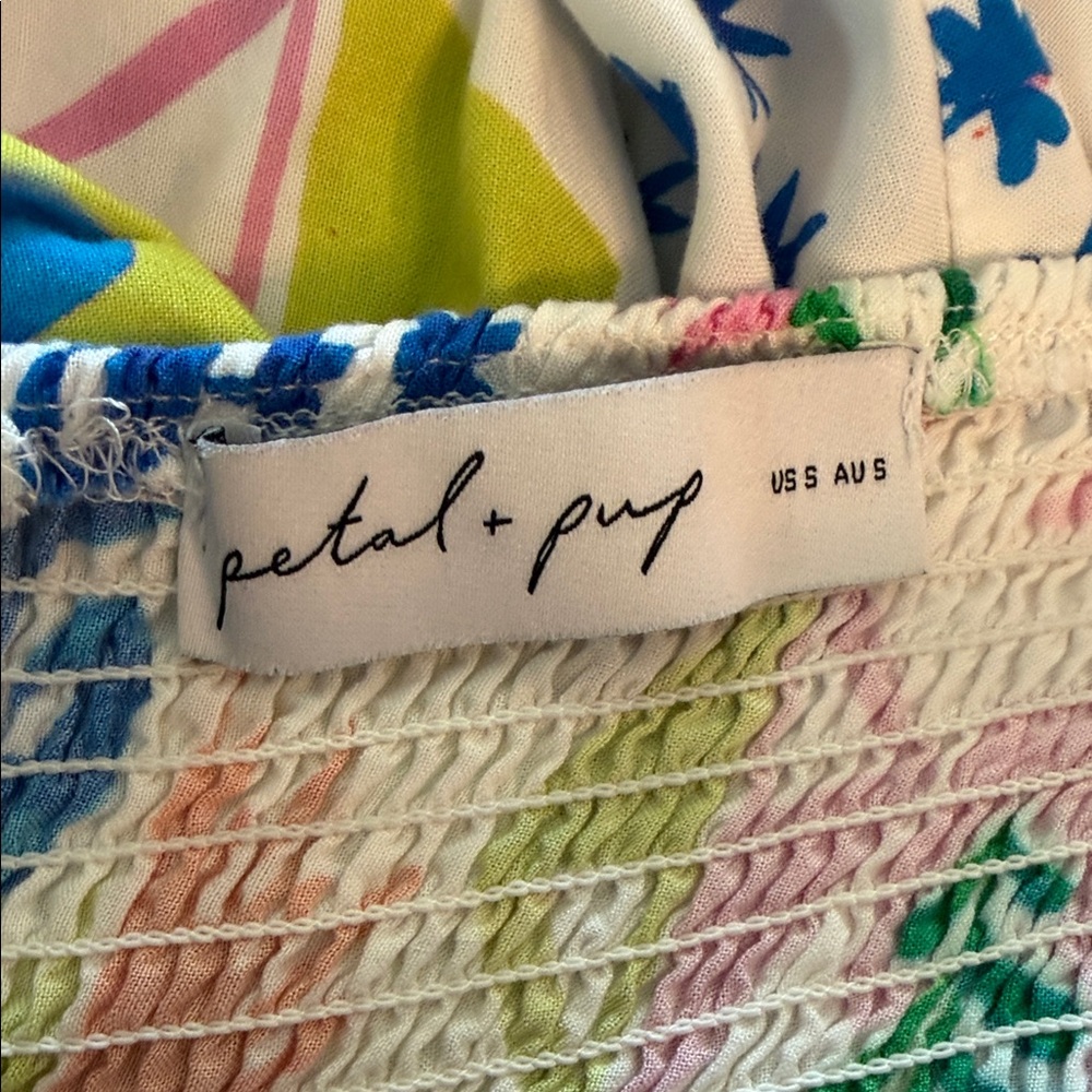 Petal and pup vibrant Sundress - Picture 5 of 6